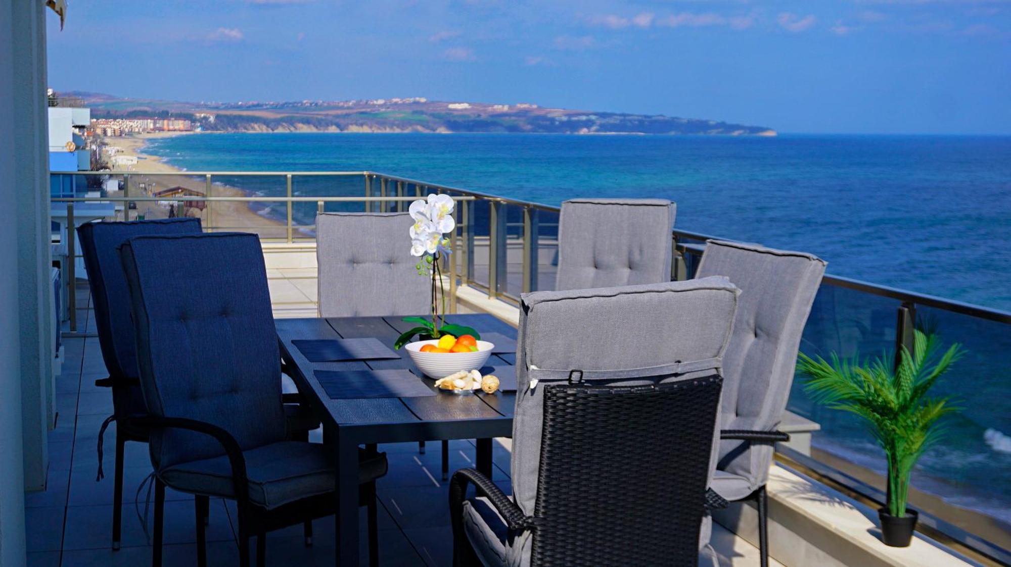 Апартамент Бийч Вю Обзор - Apartment Beach View ابزور المظهر الخارجي الصورة