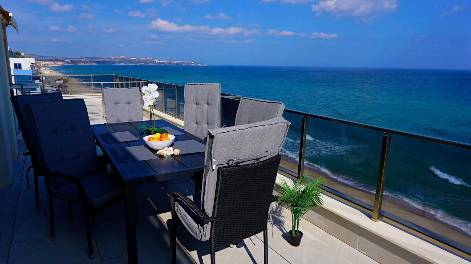 Апартамент Бийч Вю Обзор - Apartment Beach View ابزور المظهر الخارجي الصورة