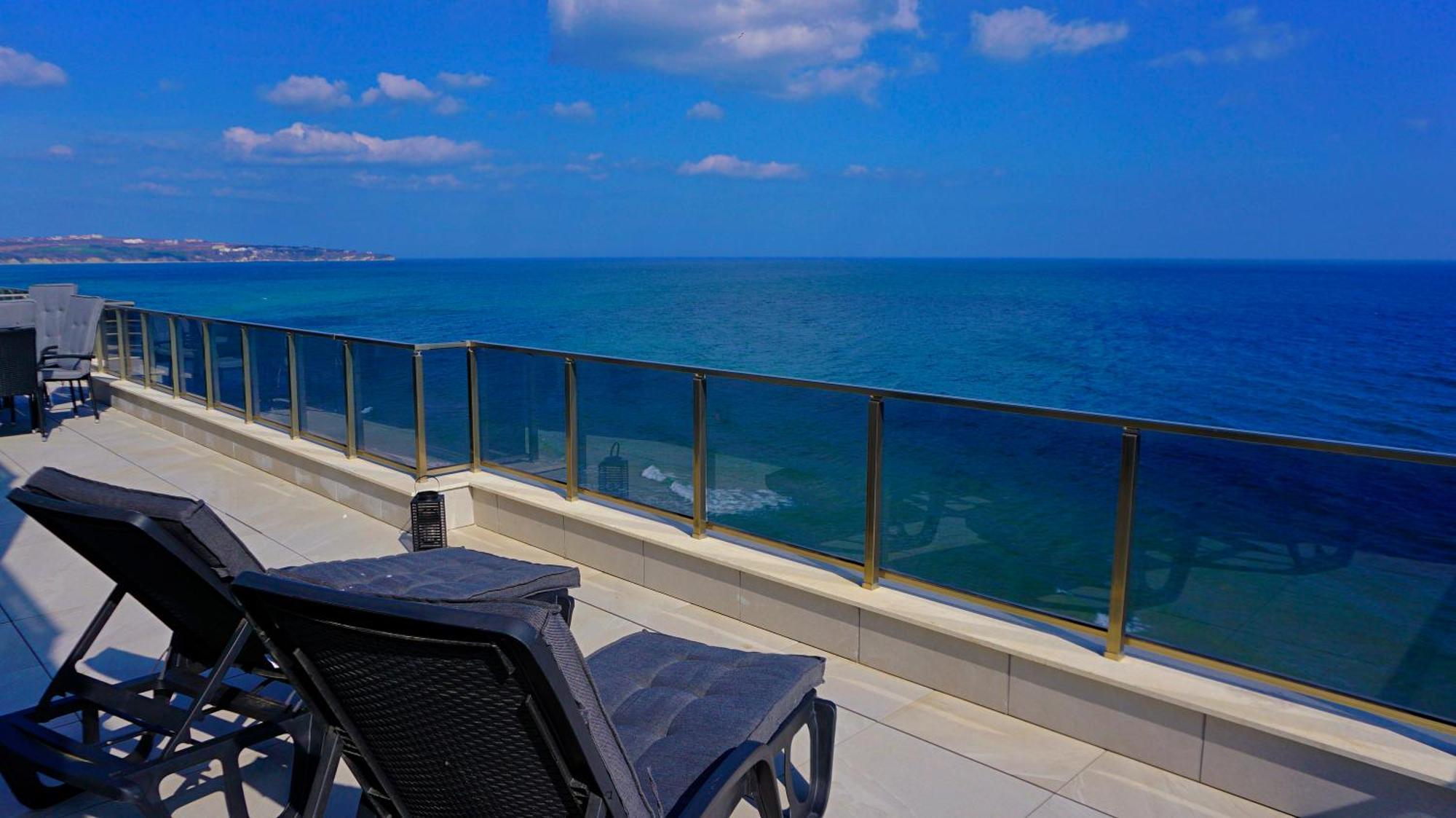 Апартамент Бийч Вю Обзор - Apartment Beach View ابزور المظهر الخارجي الصورة