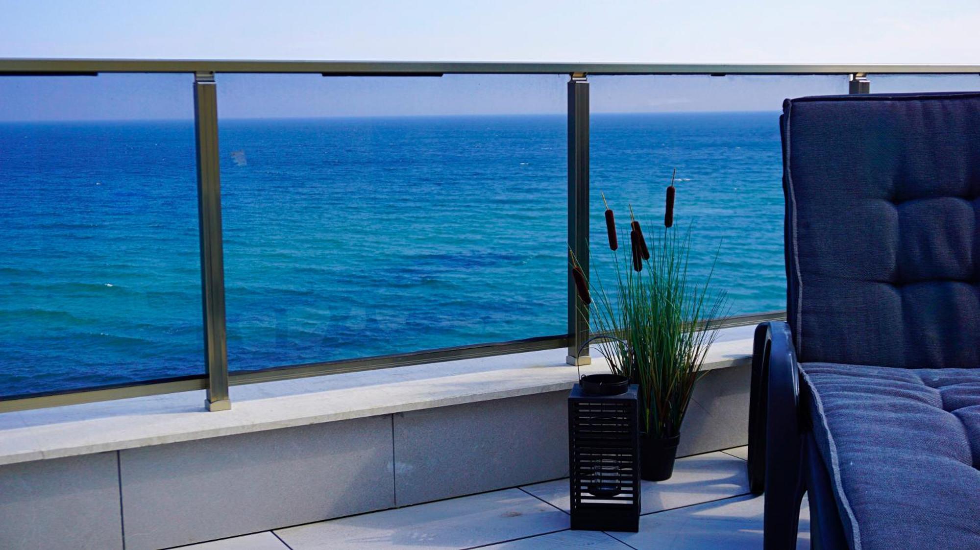 Апартамент Бийч Вю Обзор - Apartment Beach View ابزور المظهر الخارجي الصورة