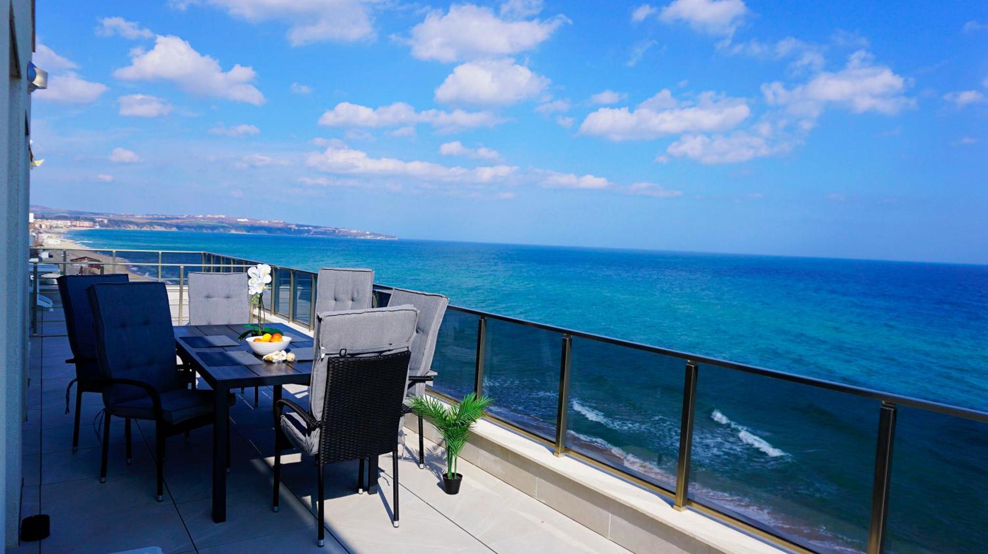 Апартамент Бийч Вю Обзор - Apartment Beach View ابزور المظهر الخارجي الصورة