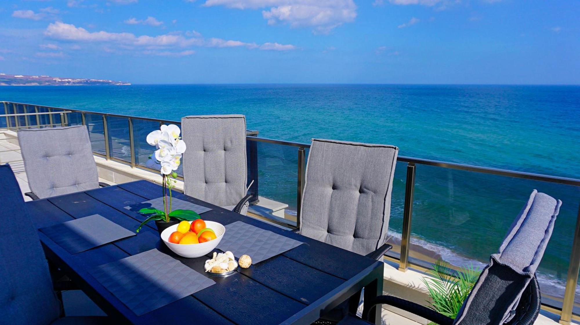 Апартамент Бийч Вю Обзор - Apartment Beach View ابزور المظهر الخارجي الصورة