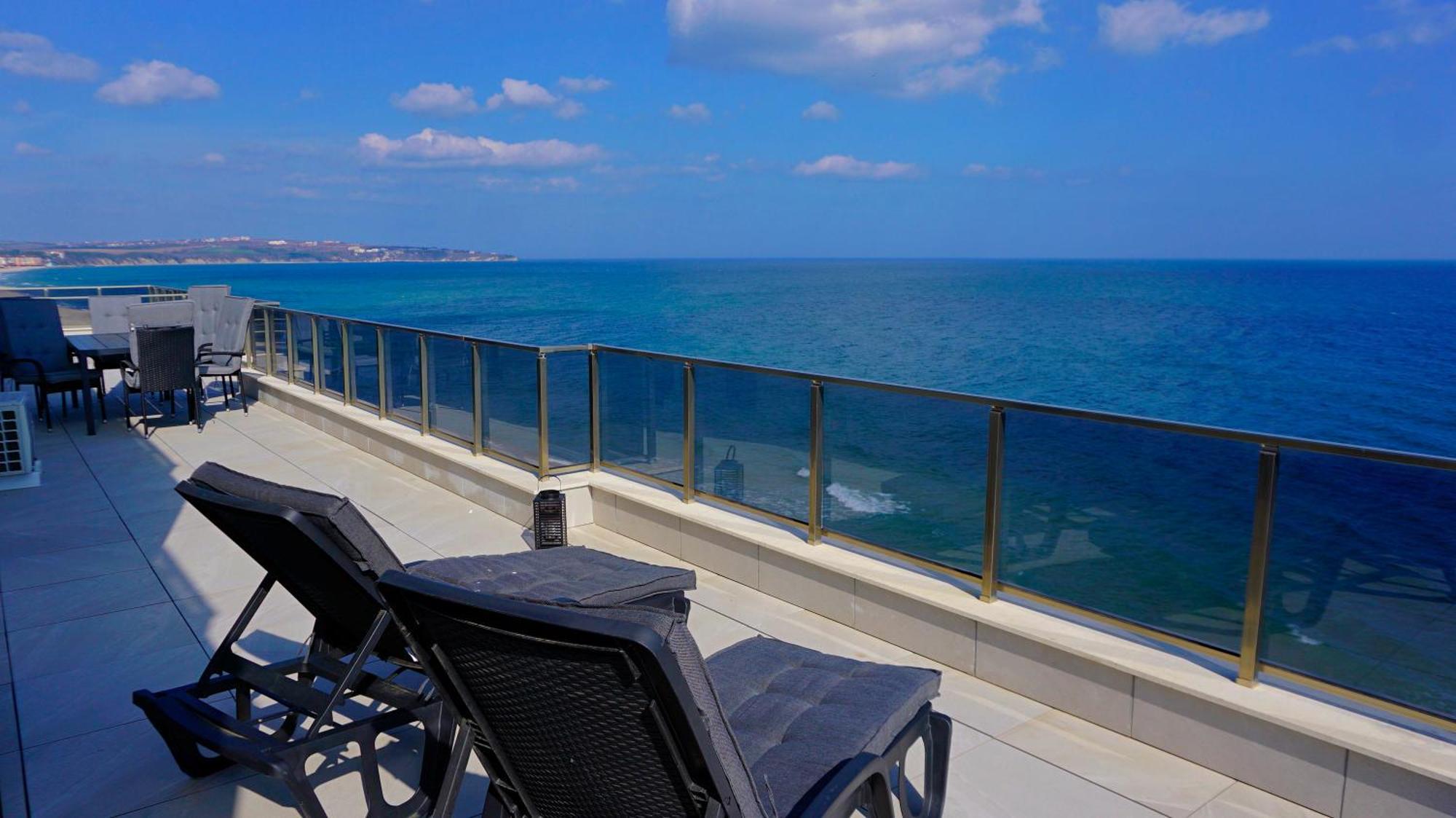Апартамент Бийч Вю Обзор - Apartment Beach View ابزور المظهر الخارجي الصورة